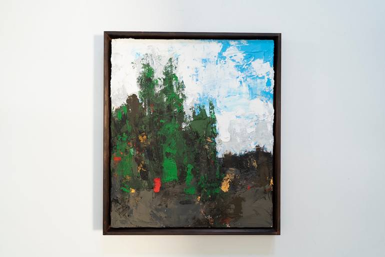 Original Abstract Landscape Painting by Tomoya Nakano