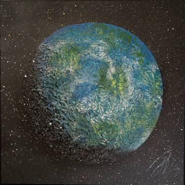 Original Outer Space Paintings by Tomoya Nakano