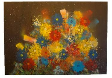 Print of Fine Art Floral Paintings by Tomoya Nakano