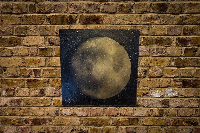 Original Fine Art Outer Space Painting by Tomoya Nakano