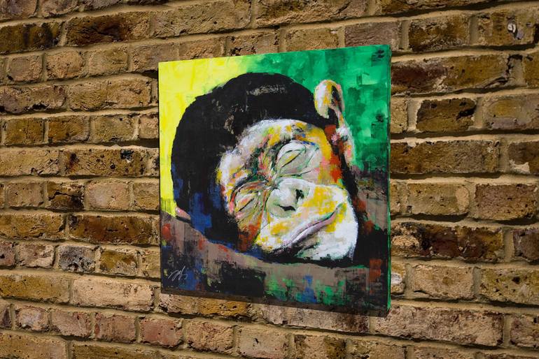 Original Abstract Animal Painting by Tomoya Nakano