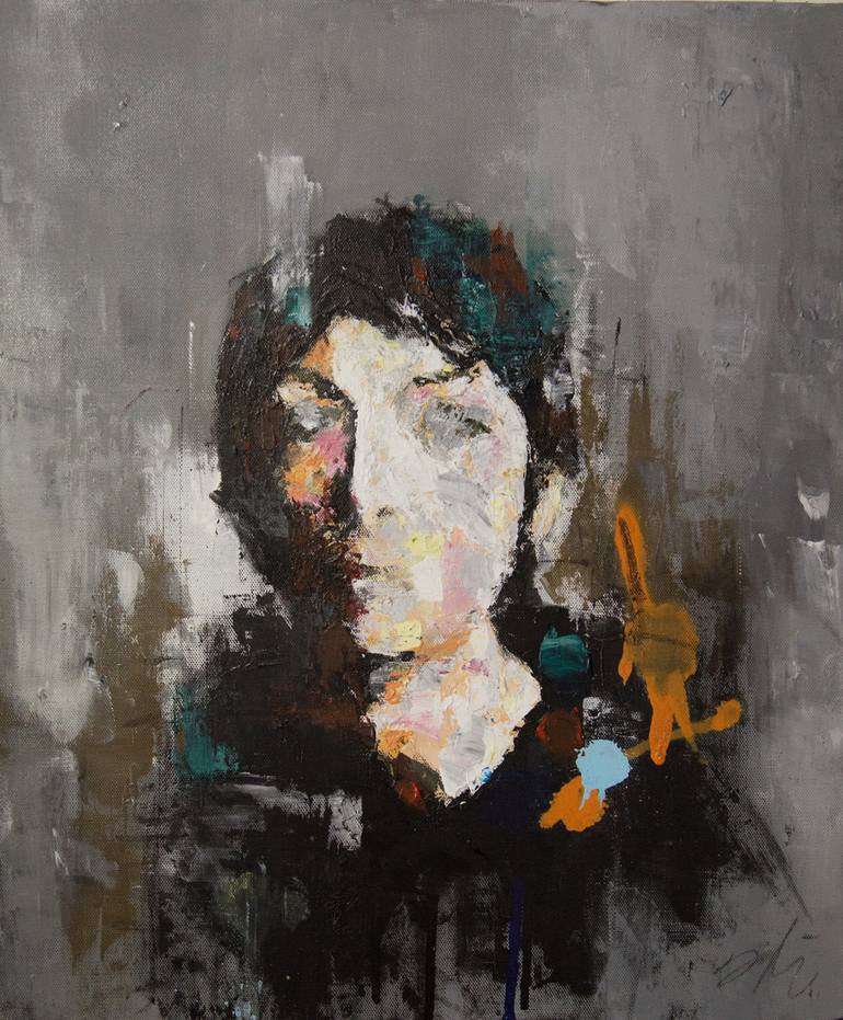 Original Figurative Portrait Painting by Tomoya Nakano