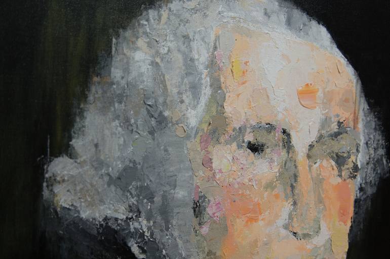 Original Abstract People Painting by Tomoya Nakano