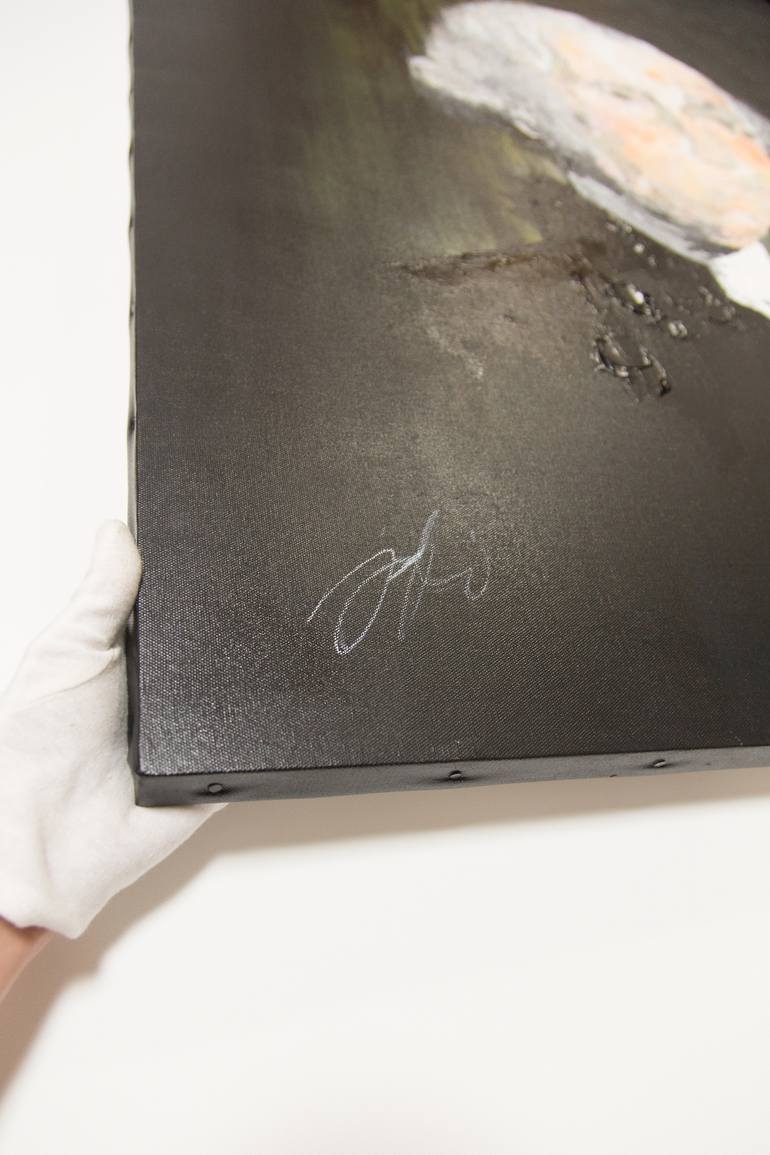 Original Abstract People Painting by Tomoya Nakano