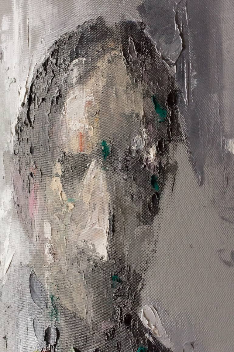 Original Abstract Portrait Painting by Tomoya Nakano