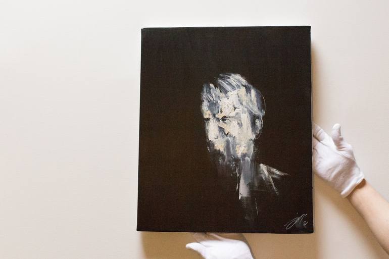 Original Abstract Portrait Painting by Tomoya Nakano