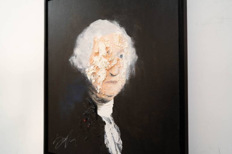 Original Abstract People Painting by Tomoya Nakano