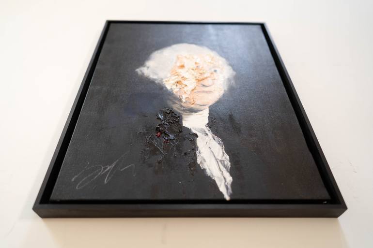 Original Abstract People Painting by Tomoya Nakano