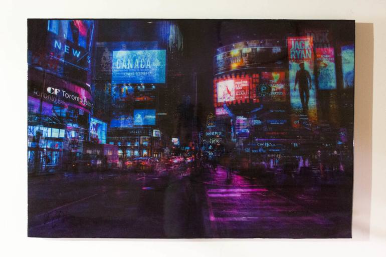 Original Fine Art Cities Painting by Tomoya Nakano