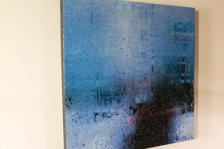 Original Abstract Cities Painting by Tomoya Nakano