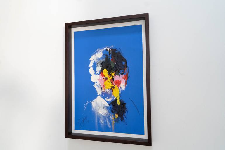 Original Abstract People Painting by Tomoya Nakano