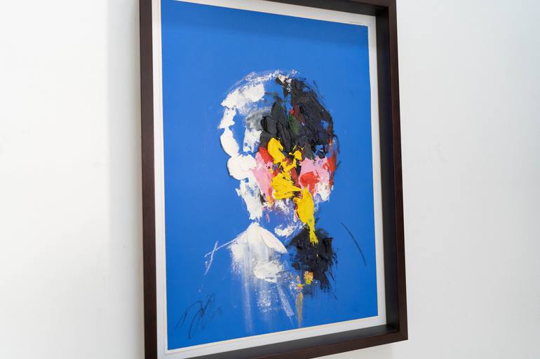 Original Abstract People Painting by Tomoya Nakano