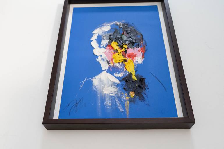 Original Abstract People Painting by Tomoya Nakano