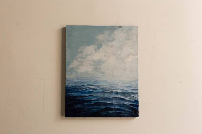 Original Fine Art Seascape Painting by Tomoya Nakano