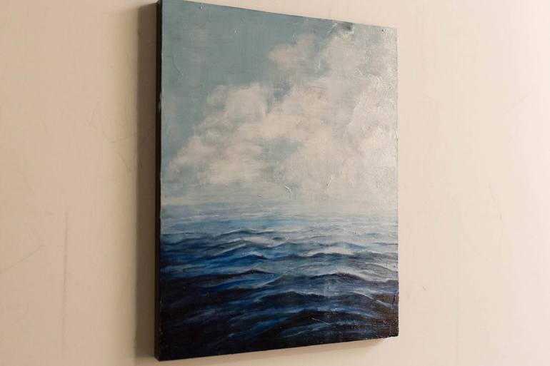 Original Fine Art Seascape Painting by Tomoya Nakano