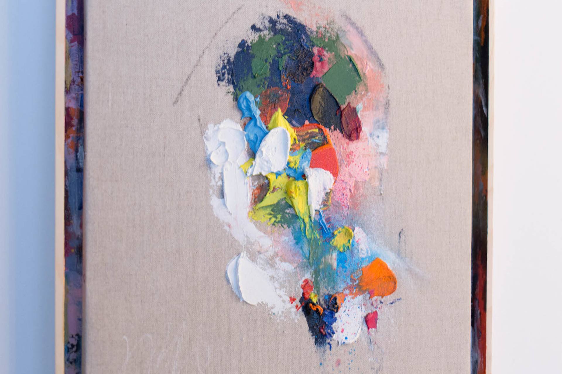 Unled Portrait Work Multi Color Painting By Tomoya N Unled Portrait Work Multi Color