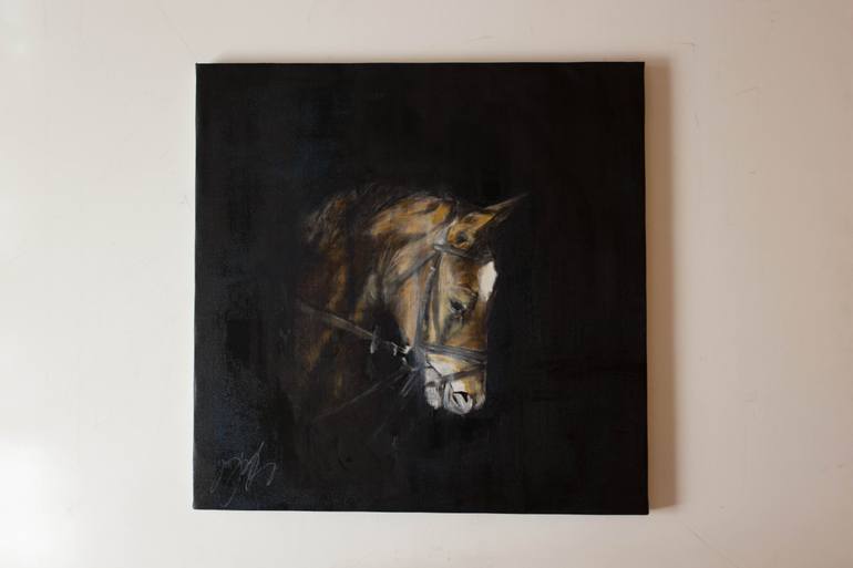 Original Figurative Horse Painting by Tomoya Nakano