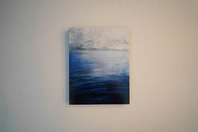 Original Abstract Seascape Painting by Tomoya Nakano