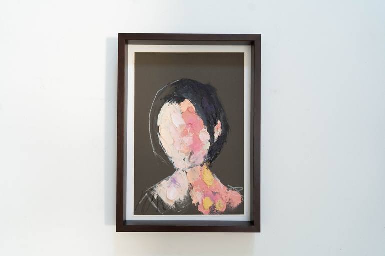 Original Abstract Women Painting by Tomoya Nakano