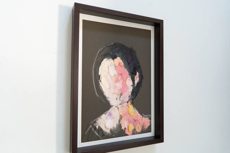 Original Abstract Women Painting by Tomoya Nakano