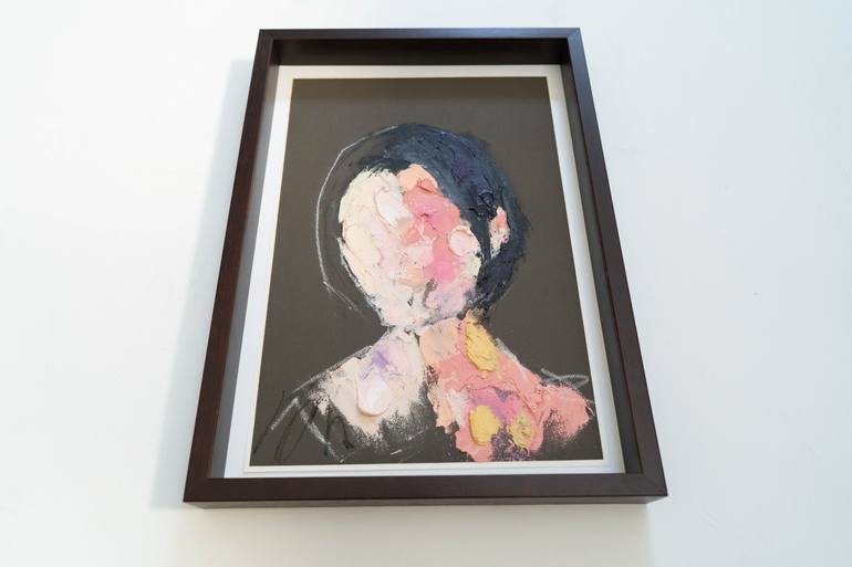 Original Abstract Women Painting by Tomoya Nakano