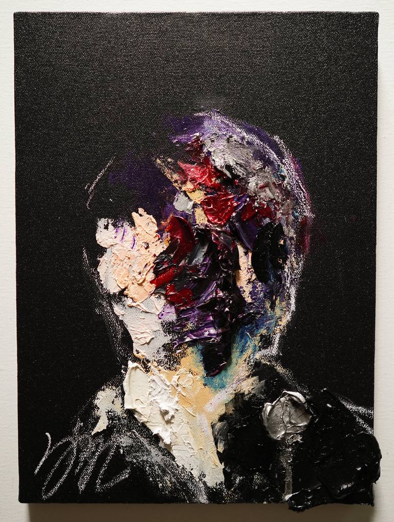 untitled 夏の花 原画 oil painting - 絵画