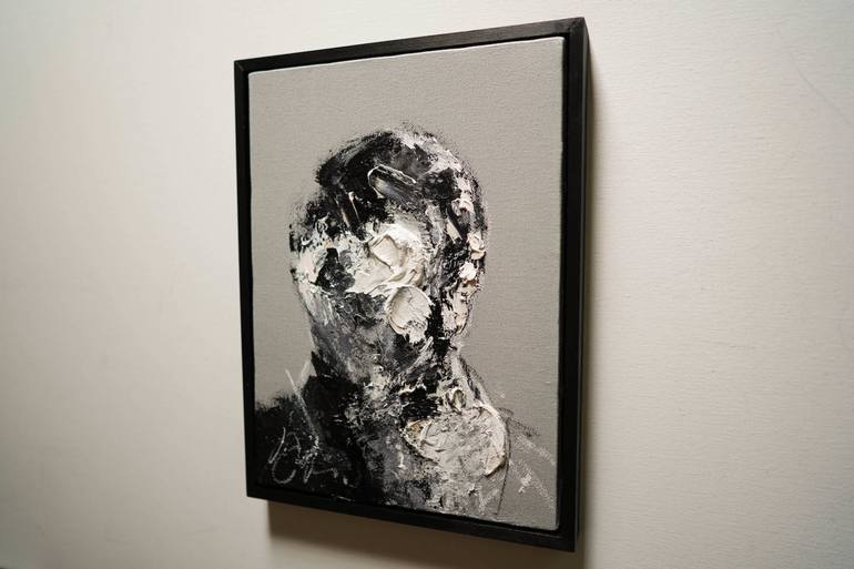 Original Abstract Portrait Painting by Tomoya Nakano