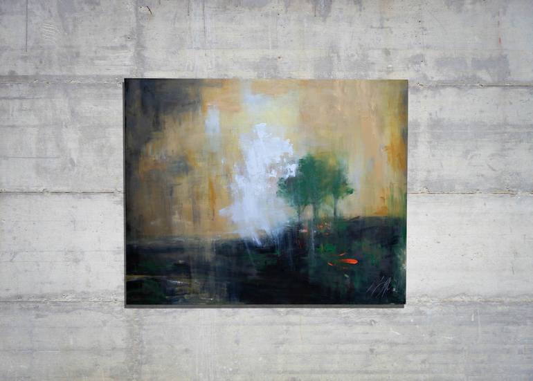 The Three Trees contemporary after Rembrandt Painting by Tomoya Nakano ...