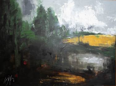 Print of Abstract Landscape Paintings by Tomoya Nakano