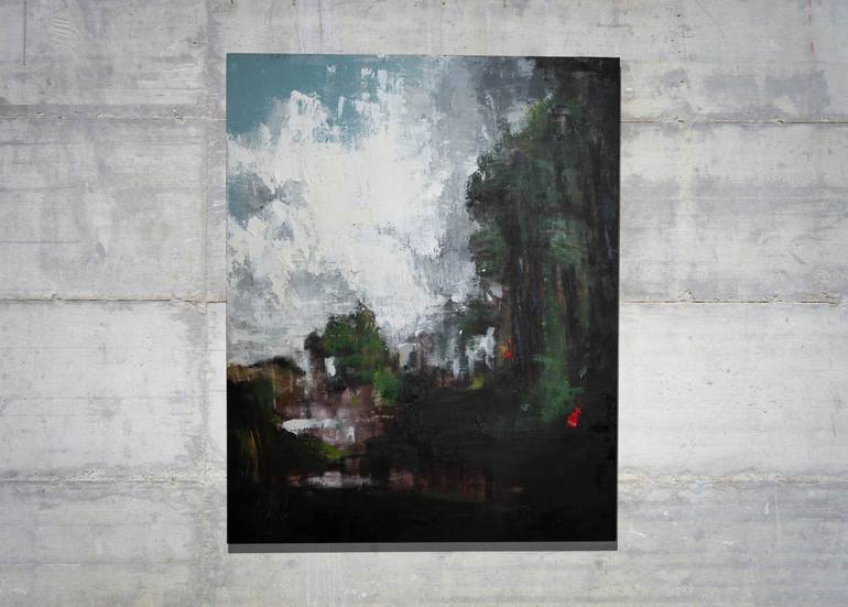 Original Abstract Landscape Painting by Tomoya Nakano