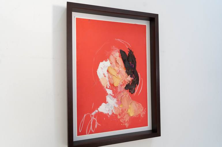Original Abstract People Painting by Tomoya Nakano