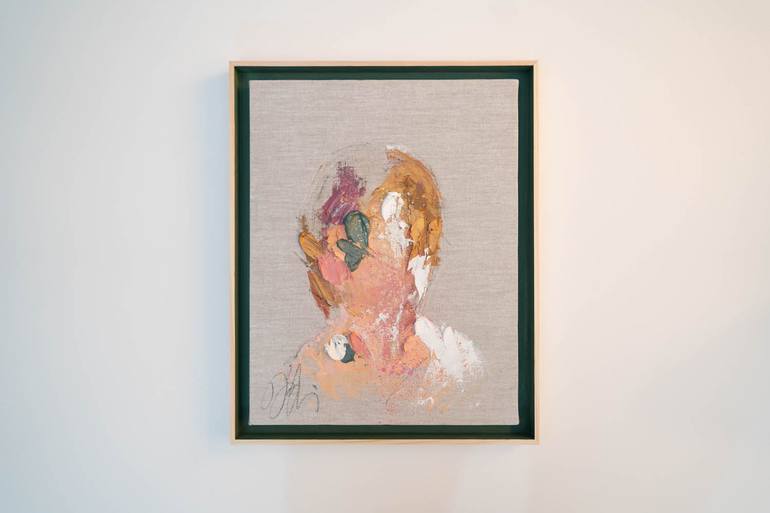 Original Abstract People Painting by Tomoya Nakano