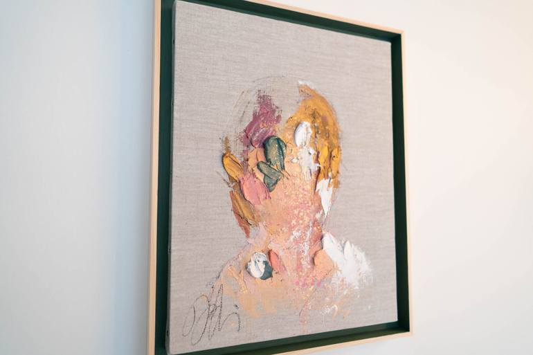 Original Abstract People Painting by Tomoya Nakano