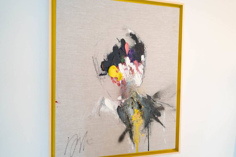 Original Abstract Portrait Painting by Tomoya Nakano