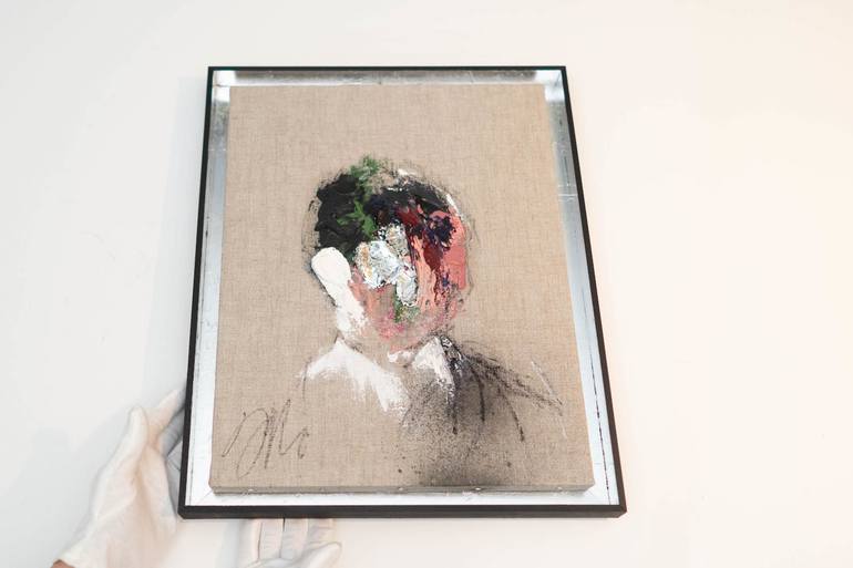 Original Abstract Portrait Painting by Tomoya Nakano