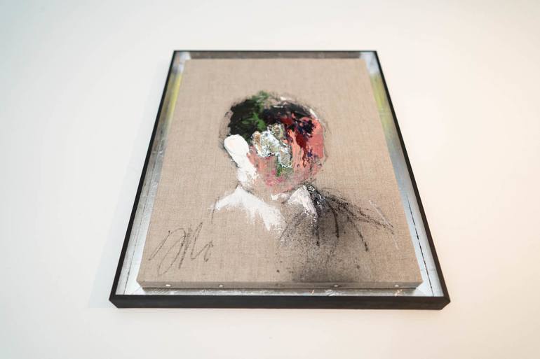 Original Abstract Portrait Painting by Tomoya Nakano