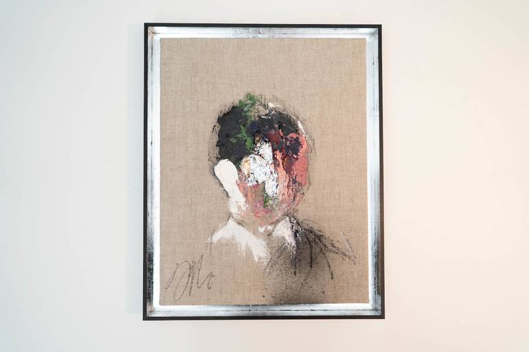 Original Abstract Portrait Painting by Tomoya Nakano