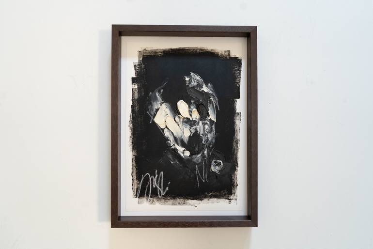 Original Abstract People Painting by Tomoya Nakano