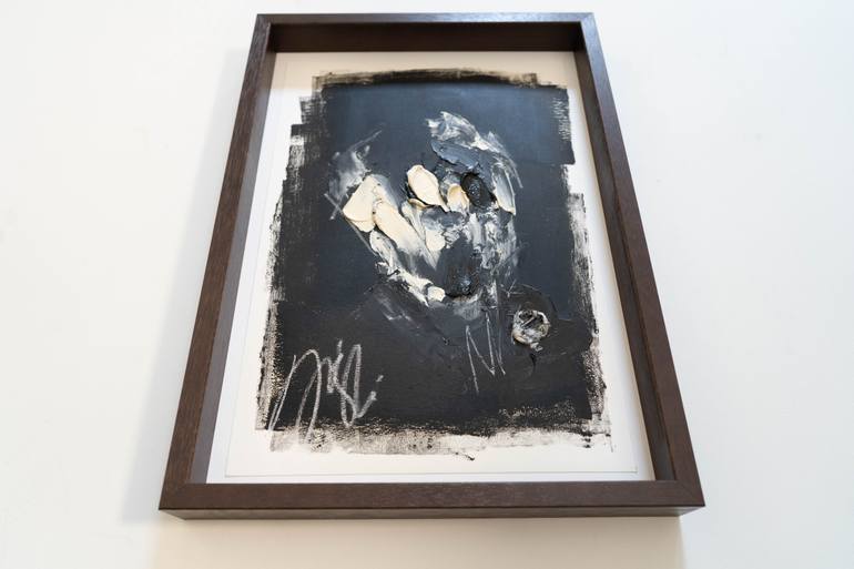 Original Abstract People Painting by Tomoya Nakano