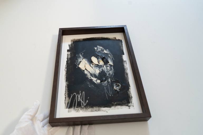 Original Abstract People Painting by Tomoya Nakano