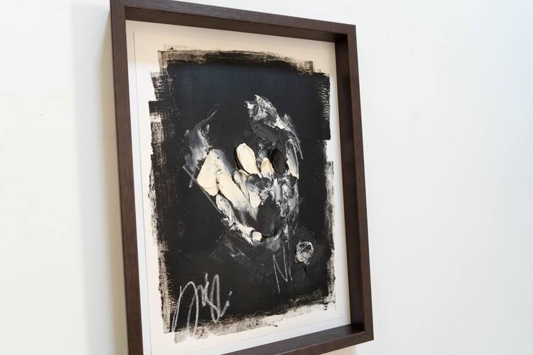 Original Abstract People Painting by Tomoya Nakano