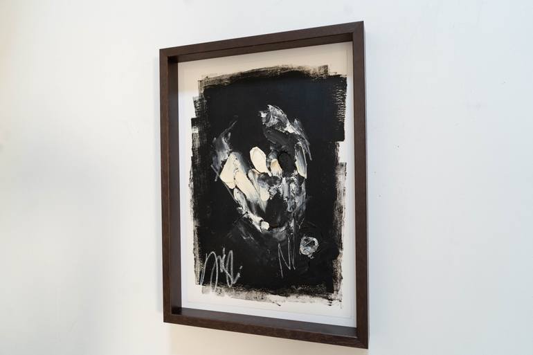 Original Abstract People Painting by Tomoya Nakano