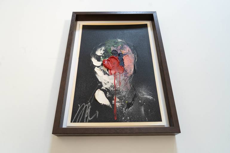 Original Abstract People Painting by Tomoya Nakano