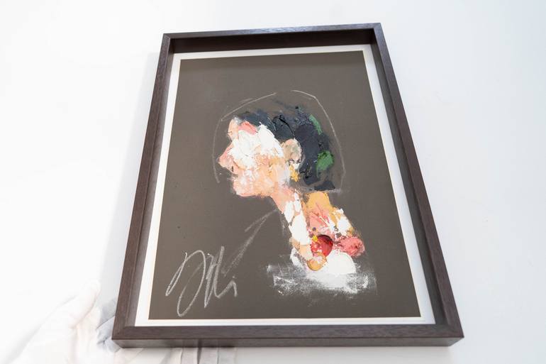 Original Abstract Portrait Painting by Tomoya Nakano