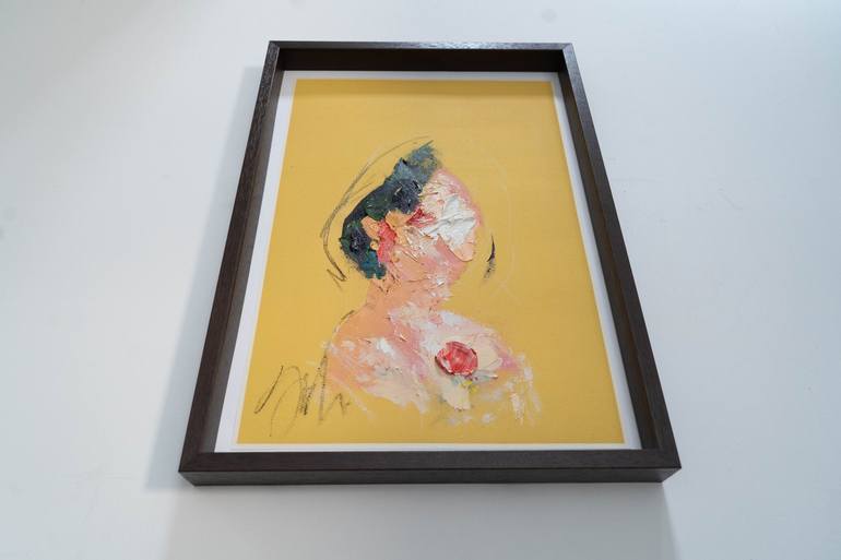 Original Abstract Women Painting by Tomoya Nakano