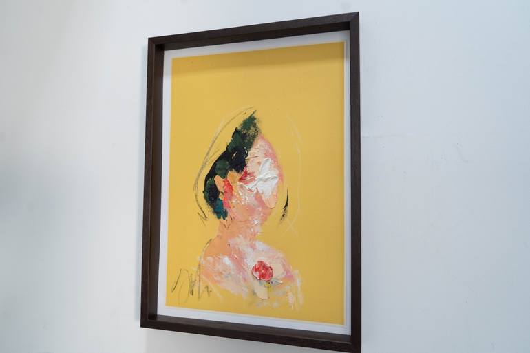 Original Abstract Women Painting by Tomoya Nakano