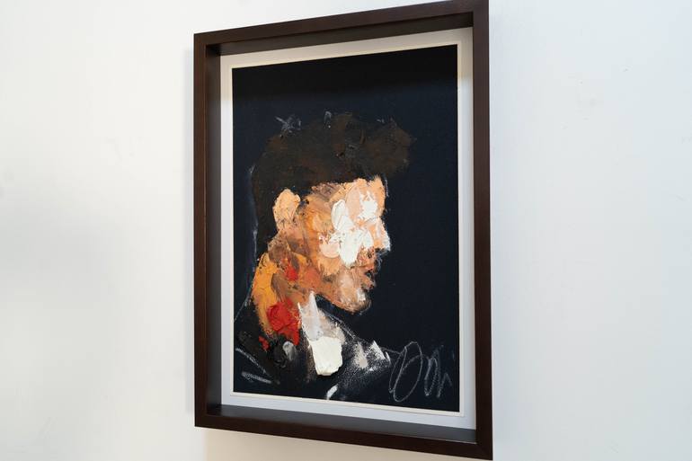 Original Abstract Men Painting by Tomoya Nakano