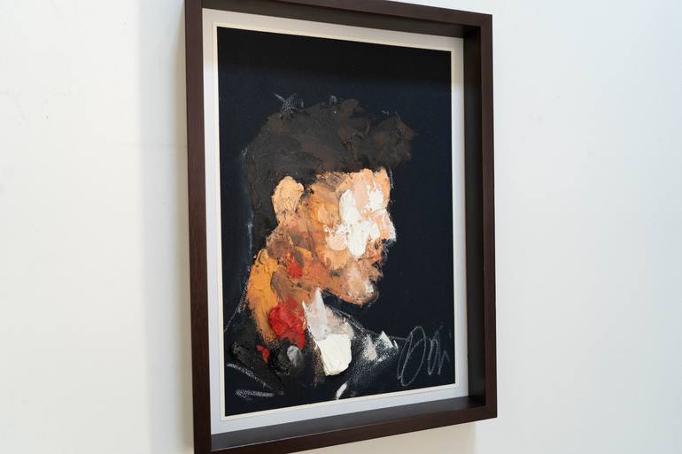 Original Abstract Men Painting by Tomoya Nakano