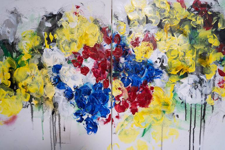 Original Floral Painting by Tomoya Nakano