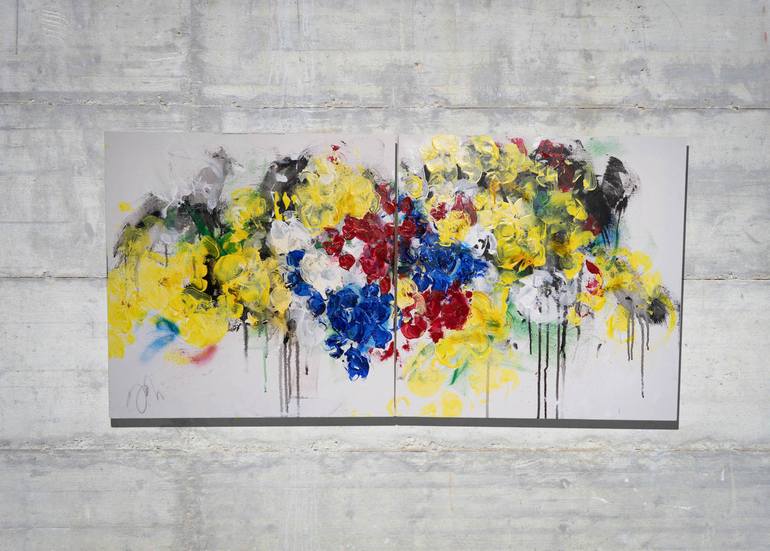 Original Floral Painting by Tomoya Nakano